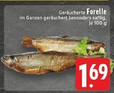 Geräucherte Forelle Angebote bei EDEKA Marl für 1,69 €