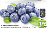 EDEKA Appenweier - Bio Heidelbeeren Angebot im Prospekt Bio Heidelbeeren bei EDEKA im Appenweier Prospekt für 3,99 €
