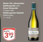 Spätburgunder Trocken im Angebot bei GLOBUS in Hürth Spätburgunder Trocken Angebote von Winzer Vier Jahreszeiten bei GLOBUS Hürth für 3,99 €