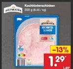 Netto Marken-Discount Zahna - Kochinterschinken Angebot im Prospekt Kochinterschinken bei Netto Marken-Discount im Zahna Prospekt für 1,29 €