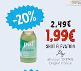 Shot Élévation - PAF en promo chez Naturalia Shot Élévation - PAF dans le catalogue Naturalia