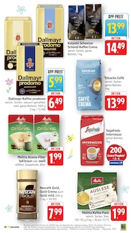 Kaffee im EDEKA Prospekt "Aktuelle Angebote" mit 56 Seiten (Mannheim)