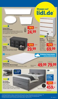 Bett im Lidl Prospekt "LIDL LOHNT SICH" mit 66 Seiten (Bremerhaven)