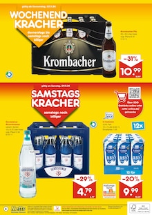 Krombacher im Netto Marken-Discount Prospekt "DER ORT, AN DEM DU IMMER AUSGEZEICHNETE PREISE FINDEST." mit 6 Seiten (Krefeld)