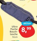 Ultra flache Bauchtasche für 8,99 € bei budni im Angebot Ultra flache Bauchtasche im aktuellen budni Prospekt