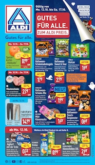 Lebensmittel Angebot im ALDI Nord Prospekt, gültig von 12.10.2026 bis 17.10.2026 Lebensmittel Angebot im aktuellen ALDI Nord Prospekt auf Seite 1