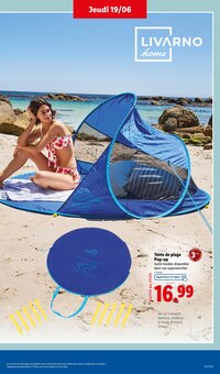 Promotion Protection Solaire dans le prospectus Lidl, valable du 19/06/2025 au 25/06/2025 Promo Protection Solaire dans le catalogue Lidl du moment à la page 37