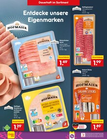 Wurst im Netto Marken-Discount Prospekt "Aktuelle Angebote" mit 72 Seiten (Lübeck)