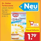 Netto Marken-Discount Nersingen - Tortencreme Angebot im Prospekt Tortencreme bei Netto Marken-Discount im Nersingen Prospekt für 1,79 €
