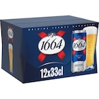Bière blonde - 1664 en promo chez Carrefour Market Montreuil à 10,85 €
