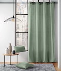 Rideau à œillets Twily polyester & coton en promo chez Maxi Bazar Vaulx-en-Velin à 19,99 €