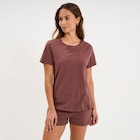 La Halle Lanester - Promo Ensemble pyjama short t-shirt coton marron chocolat femme Promo Ensemble pyjama short t-shirt coton marron chocolat femme à 8,99 € dans le catalogue La Halle à Lanester