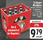 Weißbier im Angebot bei E center in Bergheim Weißbier Angebote von Erdinger bei E center Bergheim für 9,79 €
