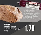Aktuelle Sauerbraten Angebote bei EDEKA in Bochum Aktuelles Rinder-Sauerbraten Angebot bei EDEKA in Bochum ab 1,79 €