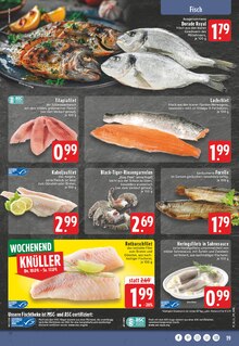 Lachs im aktuellen EDEKA Prospekt (Essen) Lachs im EDEKA Prospekt "Aktuelle Angebote" mit 28 Seiten (Essen)