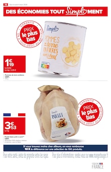 Promo Cuisse De Poulet dans le catalogue Carrefour Market du moment à la page 14