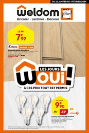 Catalogue Weldom "LES JOURS WOUI ! À CES PRIX TOUT EST PERMIS" à Le Tholonet et alentours, 4 pages, 10/01/2024 - 04/02/2024