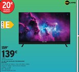 TV 32" 80 CM DLED TECHNOLOGIE - EKLYPS en promo chez Intermarché Hyper Quimper à 139,00 €