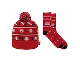 Ensemble bonnet et chaussettes de noel rouge, taille 41-45 - Brico Dépôt à Bourges Ensemble bonnet et chaussettes de noel rouge, taille 41-45 en promo chez Brico Dépôt Bourges à 8,99 €