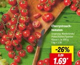 Cherrystrauchtomaten Angebot in Tettnang Cherrystrauchtomaten im aktuellen Prospekt bei Lidl in Tettnang
