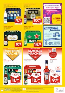 Bitburger im Netto Marken-Discount Prospekt "DER ORT, AN DEM DU IMMER AUSGEZEICHNETE PREISE FINDEST." mit 2 Seiten (Wetzlar)