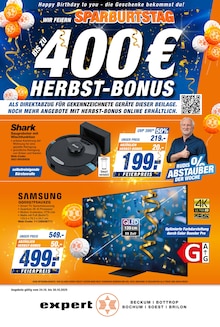 expert Prospekt der Woche "Top Angebote" Seite 1, 24.10.2025 bis 30.10.2025 für Schmallenberg Aktueller expert Prospekt "Top Angebote" Seite 1 von 24 Seiten für Schmallenberg