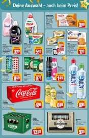 Coca Cola Angebote im Prospekt "Dein Markt" von REWE auf Seite 7