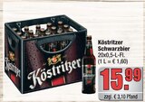Schwarzbier im Angebot bei alldrink in Frankfurt Schwarzbier Angebote von Köstritzer bei alldrink Frankfurt für 15,99 €