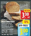 Dinkel-Vollkornbrot von Schäfer's für 3,00 € bei E center im Angebot Dinkel-Vollkornbrot von Schäfer's im aktuellen E center Prospekt