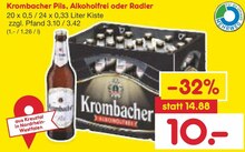 Pils, Alkoholfrei oder Radler bei Netto Marken-Discount in Lohne Pils, Alkoholfrei oder Radler im Angebot bei Netto Marken-Discount Lohne für 10,00 €