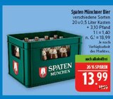 Spaten Münchner Bier Angebote von Spaten München bei Marktkauf Plauen für 13,99 €