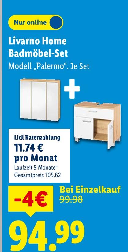 Badmöbel-Set Modell „Palermo“