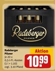 Pilsner im Angebot bei REWE in Gelsenkirchen Pilsner Angebote von Radeberger bei REWE Gelsenkirchen für 10,99 €