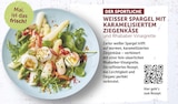 Weisser Spargel mit karamellisiertem Ziegenkäse und Rhabarber Vinaigrette im Angebot bei combi in Ahlen Weisser Spargel mit karamellisiertem Ziegenkäse und Rhabarber Vinaigrette Angebote von Der Sportliche bei combi Ahlen