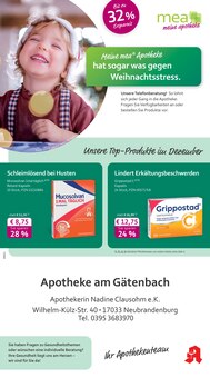 Aktueller mea - meine apotheke Prospekt "Unsere Dezember-Angebote" Seite 1 von 4 Seiten