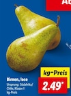 Birnen, lose Angebot im Lidl Prospekt Birnen, lose im Lidl Prospekt zum Preis von 2,49 €