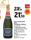 AOP Champagne Brut - Chanoine Frères en promo chez Intermarché Riorges à 21,50 €