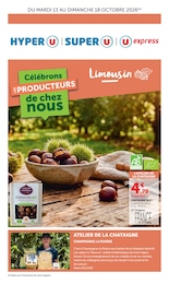 Catalogue Super U à Chamberet, avec 4 pages Prospectus Super U à Chamberet, "Limousin", 4 pages, 13/10/2026 - 18/10/2026