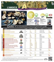 Promotion Noix De Saint Jacques dans le prospectus Géant Casino, valable du 03/04/2023 au 16/04/2023 Promo Noix De Saint Jacques dans le catalogue Géant Casino du moment à la page 8