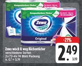 wisch & weg Küchentücher von Zewa im aktuellen E center Prospekt für 2,49 €