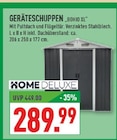 Geräteschuppen Bohio XL Angebote von Home Deluxe bei Marktkauf Wuppertal für 289,99 €