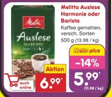 Aktuelle Melitta Angebote bei Netto Marken-Discount in Potsdam Aktuelles Auslese Harmonie Angebot bei Netto Marken-Discount in Potsdam ab 5,99 €