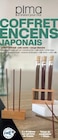 Coffret encens japonais - PIMA en promo chez Carrefour Coffret encens japonais - PIMA dans le catalogue Carrefour