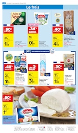 Prix et réduction Mozzarella dans le prospectus Carrefour Market en cours Offre Mozzarella dans le catalogue Carrefour Market du moment à la page 6