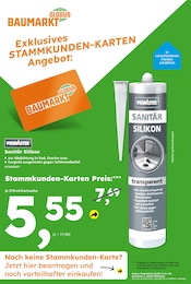 Globus-Baumarkt Silikon im Prospekt 