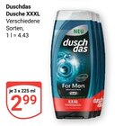 Dusche XXXL Angebote von Duschdas bei GLOBUS Pulheim für 2,99 €