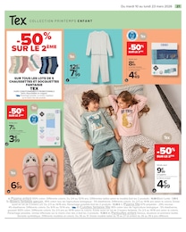 Offre Pyjama Fille dans le catalogue Carrefour du moment à la page 21