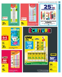 Prix et réduction Paper Mate dans le prospectus Carrefour en cours Offre Paper Mate dans le catalogue Carrefour du moment à la page 85