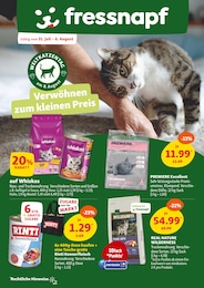 Fressnapf Prospekt für Zirndorf mit 20 Seiten Fressnapf Prospekt für Zirndorf: "Verwöhnen zum kleinen Preis", 20 Seiten, 31.07.2025 - 06.08.2025
