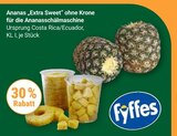 Ananas „Extra Sweet“ ohne Krone für die Ananasschälmaschine im Angebot bei GLOBUS in Ludwigshafen Ananas „Extra Sweet“ ohne Krone für die Ananasschälmaschine Angebote von Fyffes bei GLOBUS Ludwigshafen